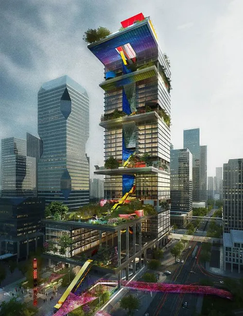 برج مقر تينسنت ، قوانغتشو