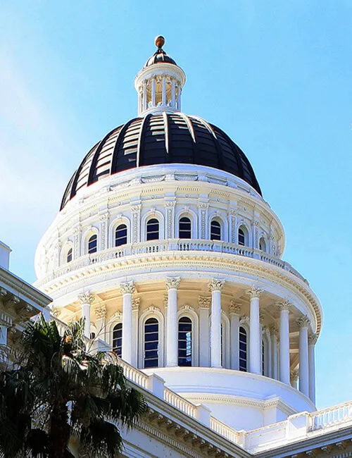 مبنى الكابيتول بولاية كاليفورنيا ، الولايات المتحدة الأمريكية
